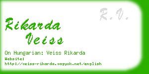 rikarda veiss business card